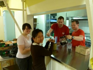 Serving Coffee